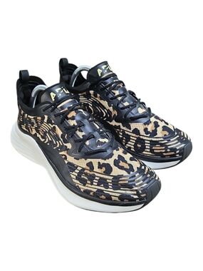 APL Athletic Propulsion Labs Womens Streamline Leopard Print Running Shoes Sz 11